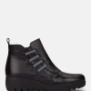 Yokono Flat Bootie ATENAS-033 Black Outlet