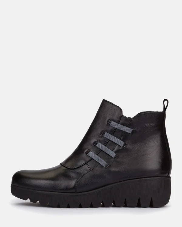 Yokono Flat Bootie ATENAS-033 Black Outlet