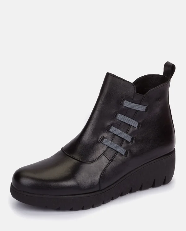Yokono Flat Bootie ATENAS-033 Black Outlet