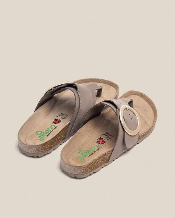 Yokono Flat Sandal GRANADA-704 Brown Fashion