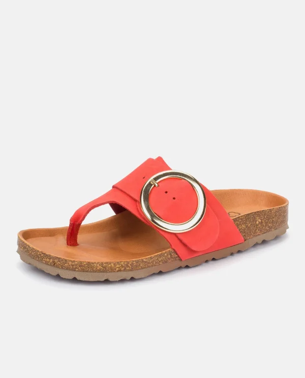 Yokono Flat Sandal GRANADA-704 Coral Shop