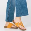 Yokono Flat Sandal GRANADA-704 Orange Discount