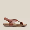 Yokono Flat Sandal IBIZA-174 Brown New