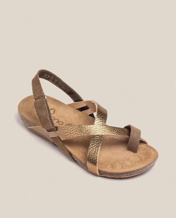 Yokono Flat Sandal IBIZA-718 Brown New