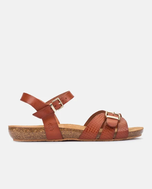 Yokono Flat Sandal IBIZA-185 Brown Best Sale