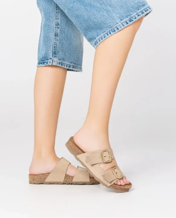 Yokono Flat Sandal JERBA-136 Beige Cheap