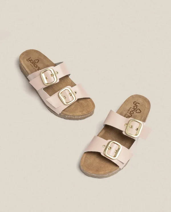 Yokono Flat Sandal JERBA-136 Beige Cheap