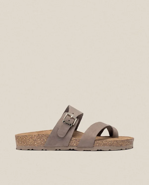 Yokono Flat Sandal JERBA-091 Brown Outlet