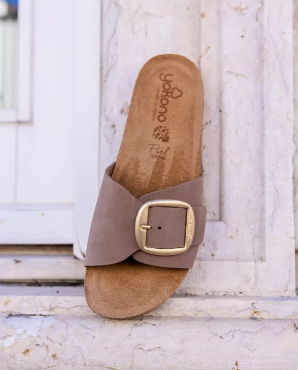 Yokono Flat Sandal JERBA-114 Brown Best Sale