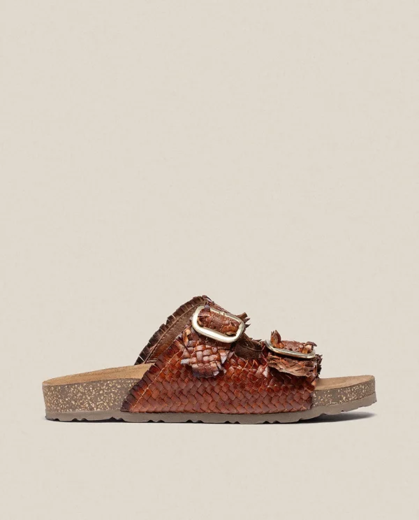Yokono Flat Sandal JERBA-143 Brown Shop