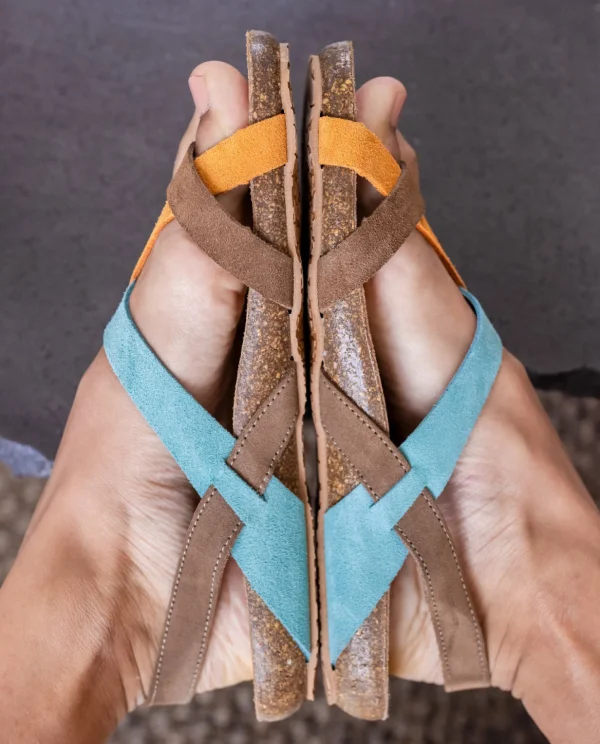 Yokono Flat Sandal JERBA-091 Orange Cheap