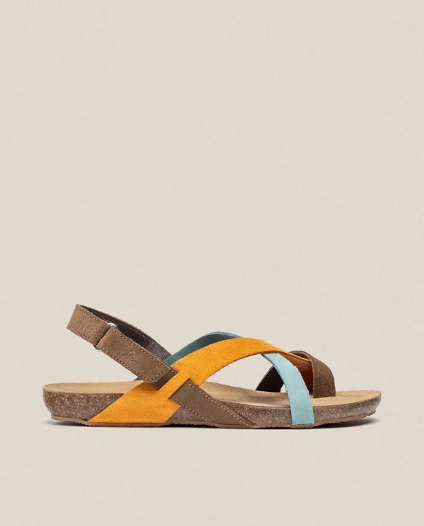 Yokono Flat Sandal JERBA-091 Orange Cheap