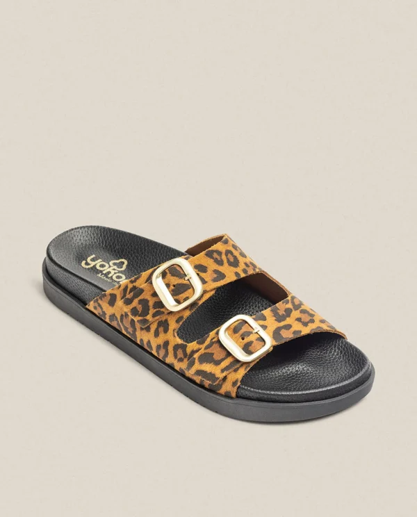 Yokono Flat Sandal MORENA-004 Leopard Online