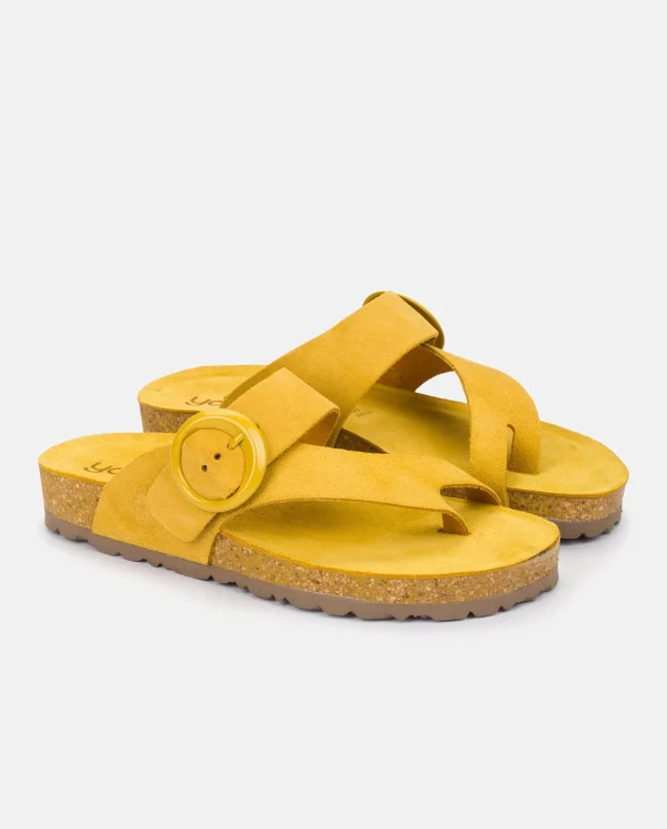 Yokono Flat Sandal ROLAN-113 Yellow Online