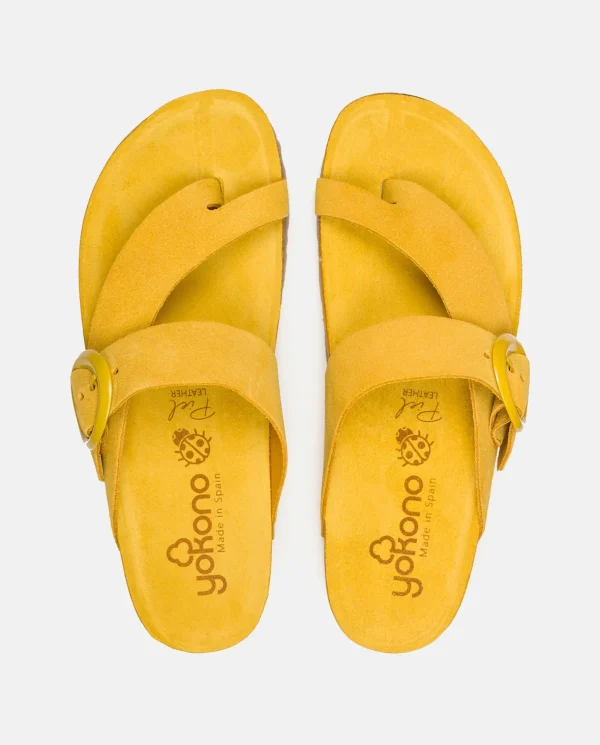 Yokono Flat Sandal ROLAN-113 Yellow Online