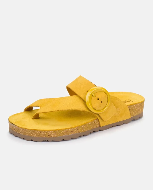 Yokono Flat Sandal ROLAN-113 Yellow Online