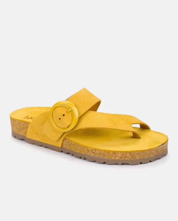 Yokono Flat Sandal ROLAN-113 Yellow Online