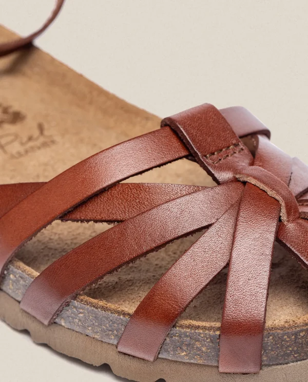 Yokono Flat Sandal Villa 011 Brown New