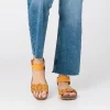 Yokono Flat Sandal VILLA-086 Orange Discount
