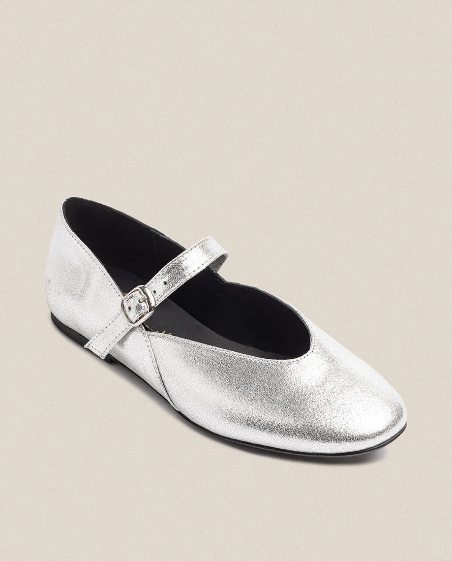 flat_shoe_ari_silver_4.webp Yokono Flat Shoe ARI-001 Silver Flash Sale