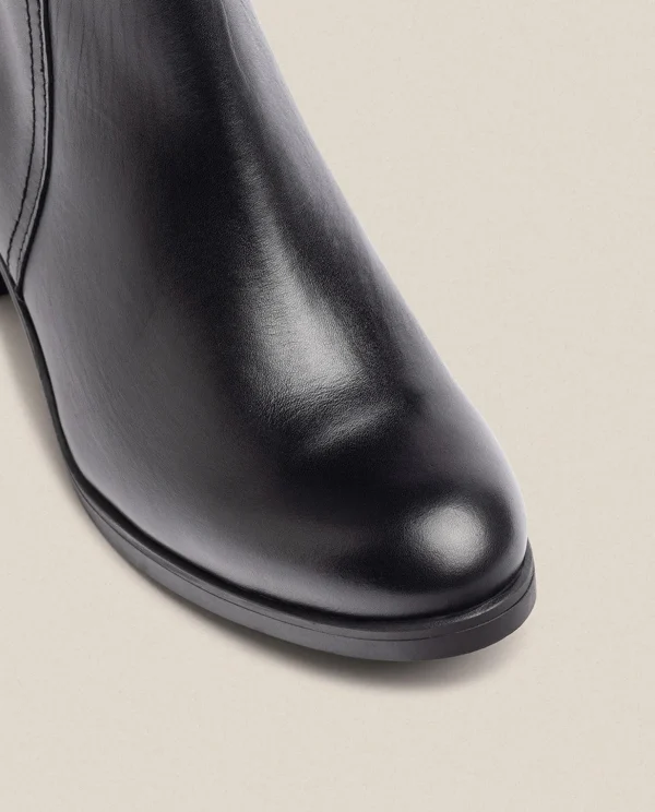 Yokono Heeled Ankle Boot LILLE-016 Black Best