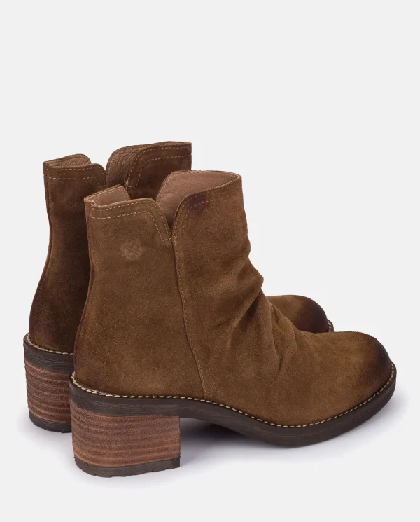 Yokono Heeled Ankle Boot MESINA-003 Brown Hot