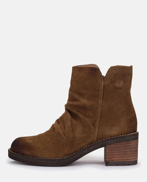 Yokono Heeled Ankle Boot MESINA-003 Brown Hot