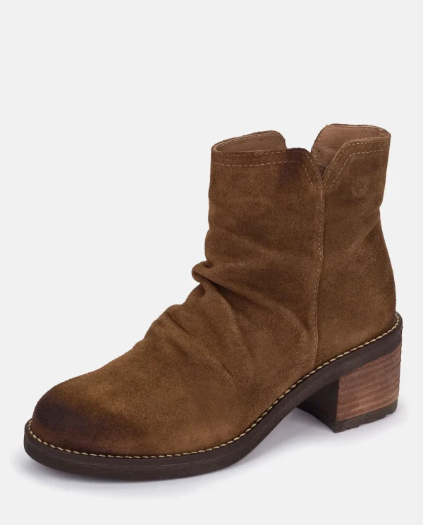 Yokono Heeled Ankle Boot MESINA-003 Brown Hot