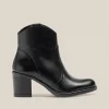 Yokono Heeled Ankle Boot ORNE-003 Black Best Sale