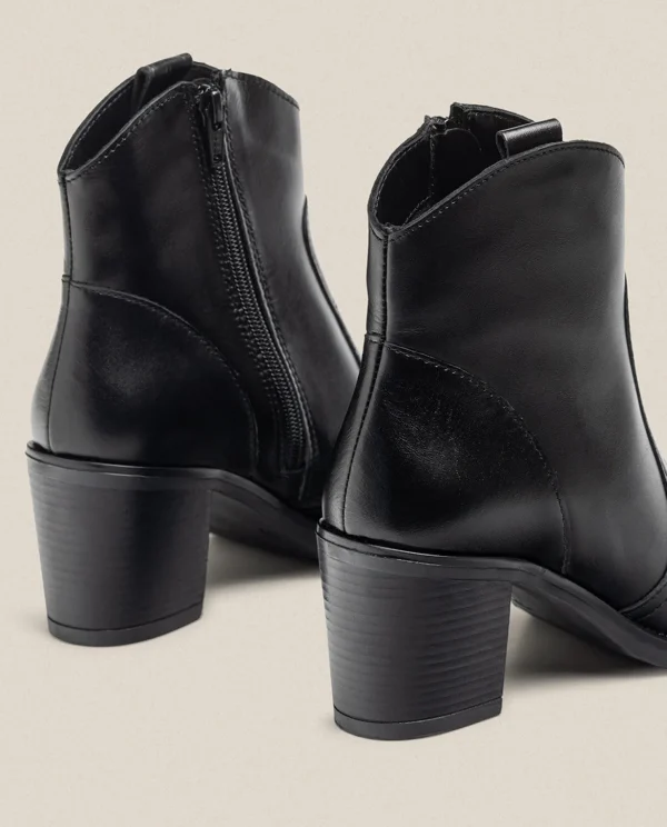 Yokono Heeled Ankle Boot ORNE-003 Black Best Sale
