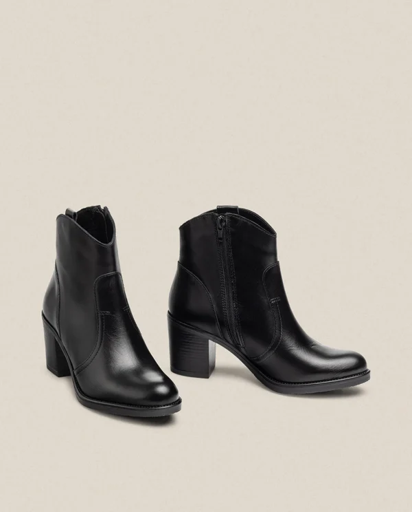 Yokono Heeled Ankle Boot ORNE-003 Black Best Sale