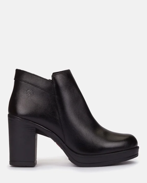 Yokono Heeled Ankle Boot PILSEN-004 Black Clearance