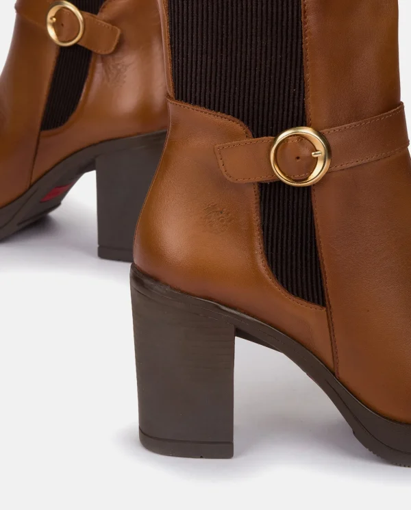 Yokono Heeled Ankle Boot PILSEN-003 Leather Fashion