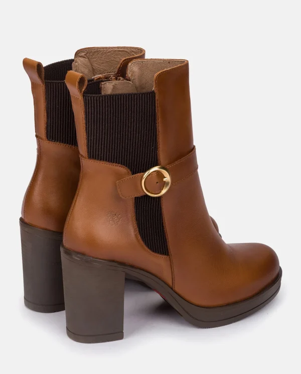 Yokono Heeled Ankle Boot PILSEN-003 Leather Fashion