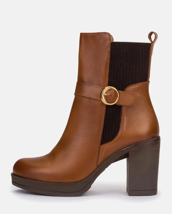 Yokono Heeled Ankle Boot PILSEN-003 Leather Fashion