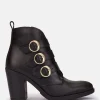 Yokono Heeled Ankle Boot TOURS-005 Black Shop