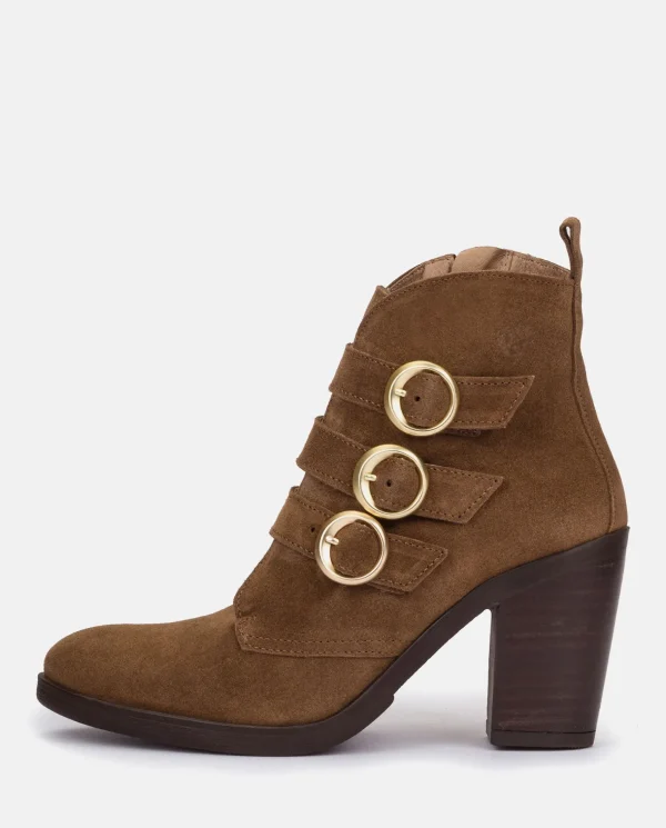 Yokono Heeled Ankle Boot TOURS-005 Brown Cheap