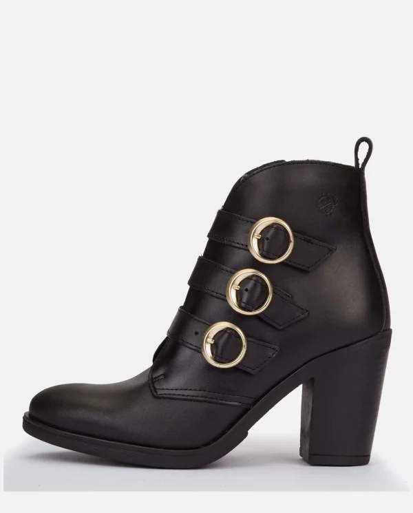 Yokono Heeled Ankle Boot TOURS-005 Black Shop