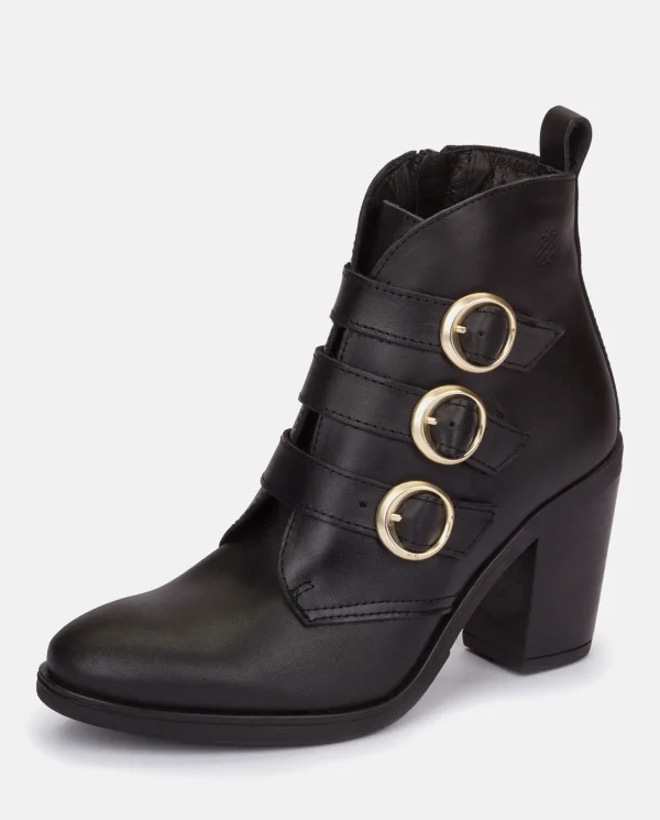 Yokono Heeled Ankle Boot TOURS-005 Black Shop