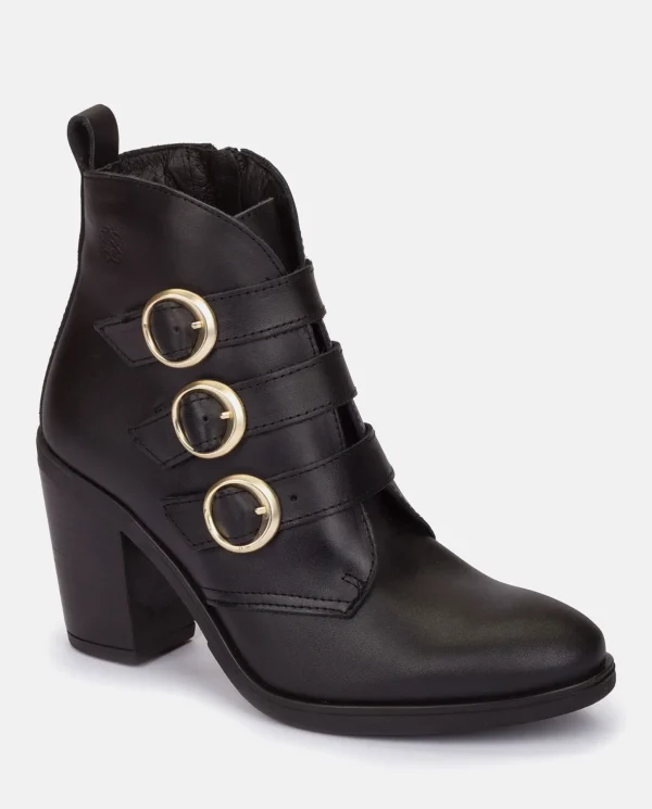 Yokono Heeled Ankle Boot TOURS-005 Black Shop