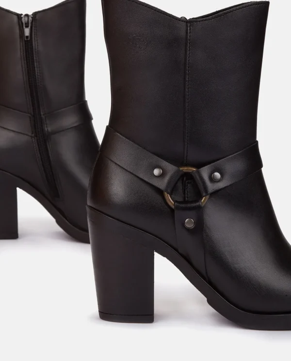 Yokono Heeled Ankle Boot TOURS-008 Nero Discount