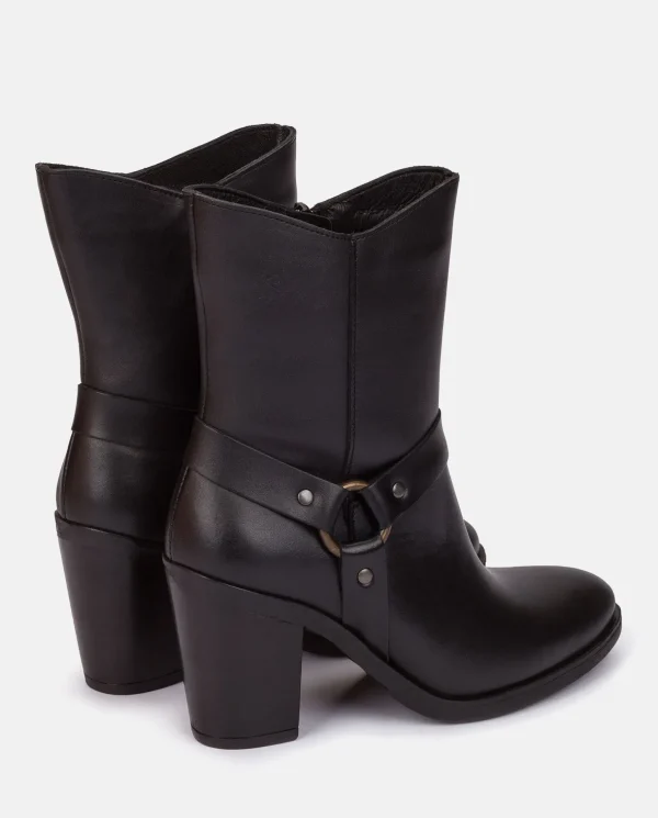 Yokono Heeled Ankle Boot TOURS-008 Nero Discount