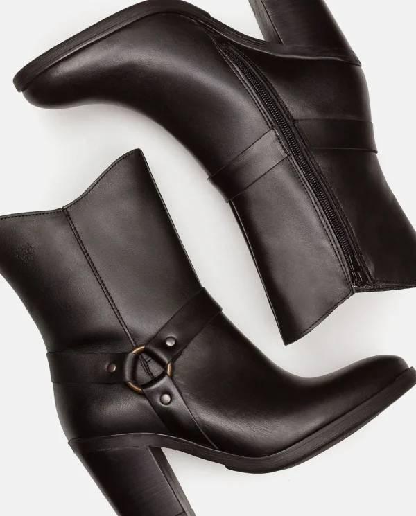 Yokono Heeled Ankle Boot TOURS-008 Nero Discount