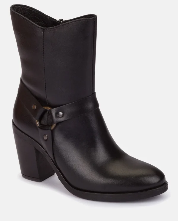 Yokono Heeled Ankle Boot TOURS-008 Nero Discount