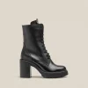 Yokono Heeled Ankle Boot TUNA-006 Black Best