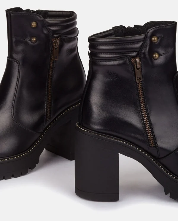 Yokono Heeled Ankle Boot TUNA-002 Black Cheap