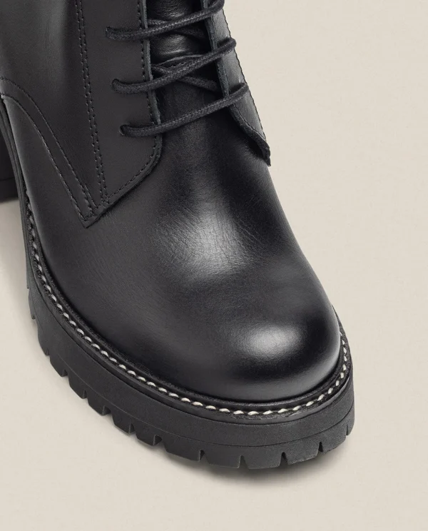 Yokono Heeled Ankle Boot TUNA-006 Black Best