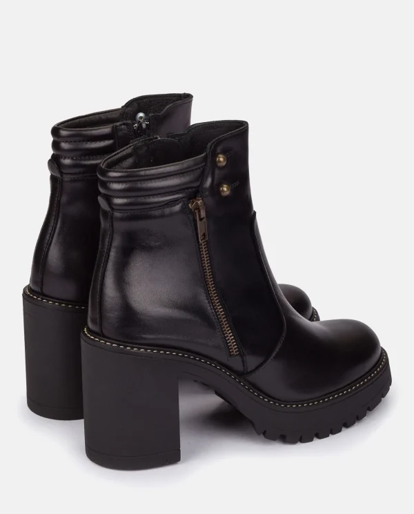 Yokono Heeled Ankle Boot TUNA-002 Black Cheap