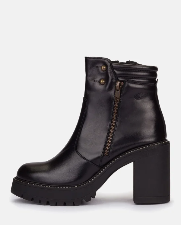 Yokono Heeled Ankle Boot TUNA-002 Black Cheap