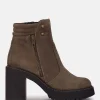Yokono Heeled Ankle Boot TUNA-002 Grey Cheap